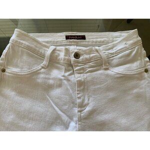 Vintage James Jeans made in USA. white 29 W 33 Leg 9 rise stretch flare